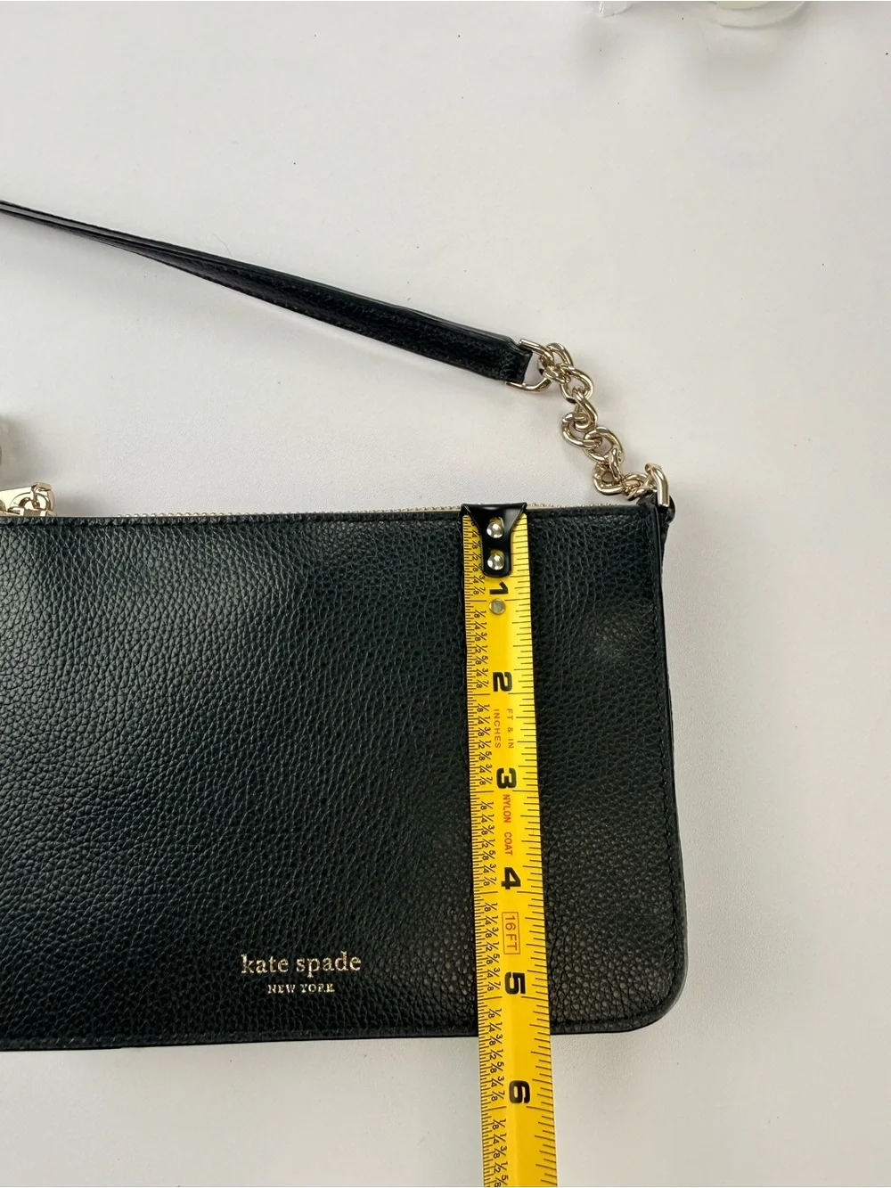 Kate Spade New York Black Pebbled Leather Shoulder Bag & Wallet Set Classic